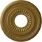 Ekena Millwork Lauren Ceiling Medallion (Fits Canopies up to 6 1/4"), 20 5/8"OD x 6 1/4"ID x 1 3/8"P, Gold CM20LNGLS - alternate 1